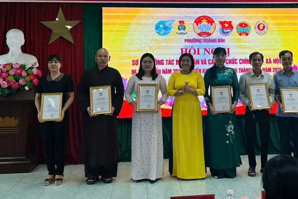 Phường Trảng Dài sơ kết công tác Mặt trận và các tổ chức chính trị - xã hội 6 tháng đầu năm 2026 Phường Trảng Dài sơ kết công tác Mặt trận và các tổ chức chính trị - xã hội 6 tháng đầu năm 2026