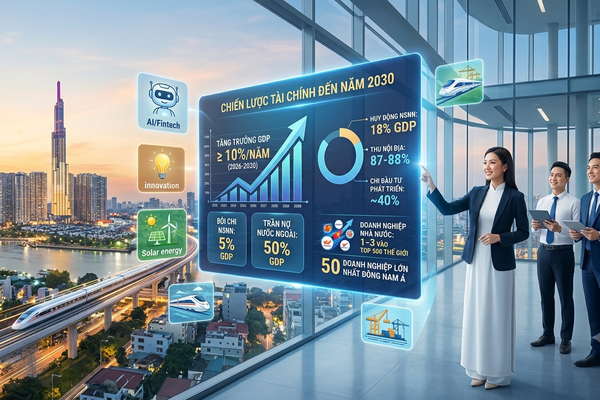 Điều chỉnh, bổ sung nhiều mục tiêu, giải pháp trong Chiến lược tài chính đến năm 2030 Điều chỉnh, bổ sung nhiều mục tiêu, giải pháp trong Chiến lược tài chính đến năm 2030