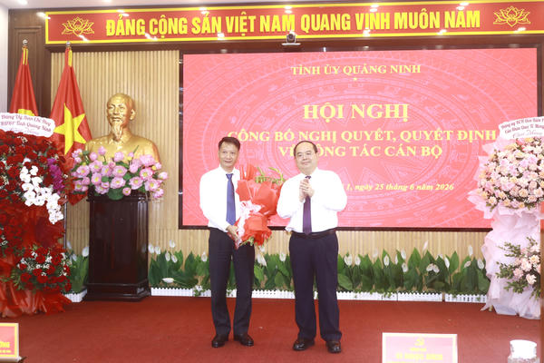 Ông Hồ Quang Huy được bổ nhiệm làm Giám đốc Sở Công Thương Quảng Ninh