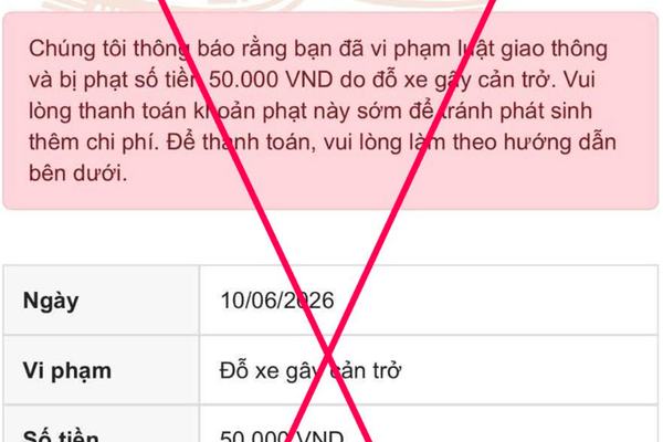 Cục CSGT hướng dẫn cách xử lý khi nhận tin nhắn báo lỗi phạt 50.000 đồng
