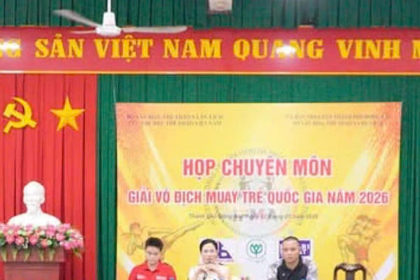 Gần 450 vận động viên tranh tài tại Giải vô địch Muay trẻ quốc gia năm 2026 