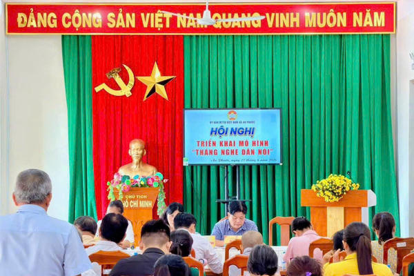 Xã An Phước triển khai mô hình “Tháng nghe dân nói”, tăng cường đối thoại với Nhân dân