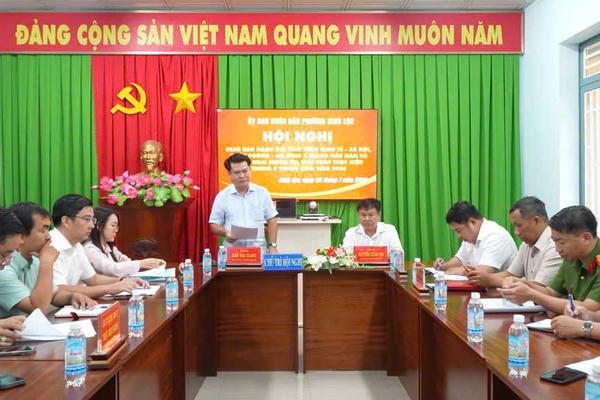 Phường Bình Lộc đánh giá kết quả phát triển kinh tế - xã hội, quốc phòng - an ninh 6 tháng đầu năm 2026