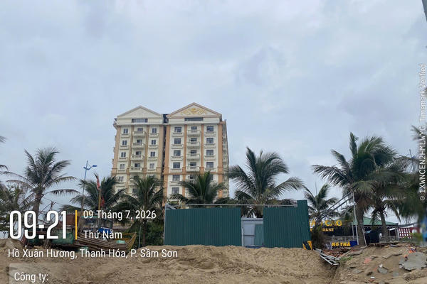 Sầm Sơn khắc phục triệt để sự cố rò rỉ nước có màu vẩn đục ra bãi biển Sầm Sơn khắc phục triệt để sự cố rò rỉ nước có màu vẩn đục ra bãi biển