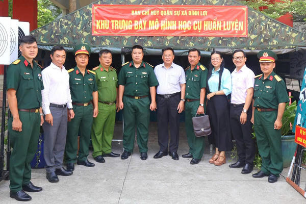 Bình Lợi khai mạc huấn luyện Dân quân cơ động năm 2026, nâng cao năng lực sẵn sàng chiến đấu ở cơ sở