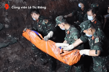 Phát hiện thêm nhiều hài cốt liệt sĩ ở công viên Lê Thị Riêng