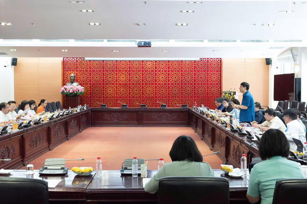 Họp mở rộng thẩm tra sơ bộ dự án Luật Hòa giải ở cơ sở (sửa đổi)