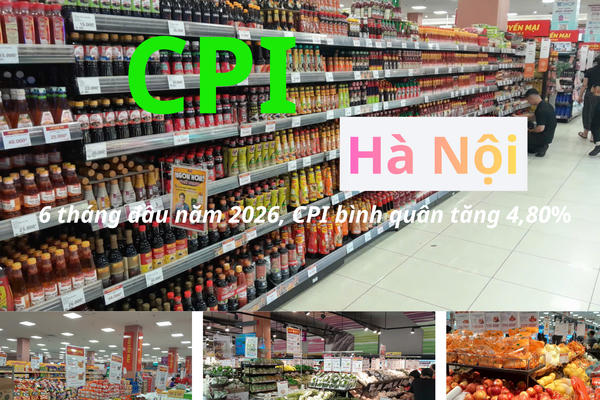 Bức tranh về CPI của Hà Nội trong 6 tháng đầu năm Bức tranh về CPI của Hà Nội trong 6 tháng đầu năm