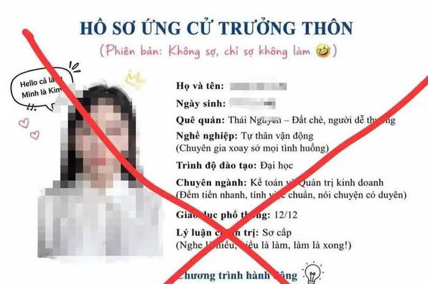 Cảnh báo lộ thông tin cá nhân từ trào lưu dùng AI làm "hồ sơ ứng cử Trưởng thôn" Cảnh báo lộ thông tin cá nhân từ trào lưu dùng AI làm "hồ sơ ứng cử Trưởng thôn"
