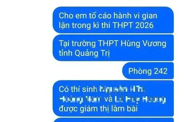 Thêm tố cáo gian lận trong kỳ thi tốt nghiệp THPT, Quảng Trị tiếp tục kiểm tra Thêm tố cáo gian lận trong kỳ thi tốt nghiệp THPT, Quảng Trị tiếp tục kiểm tra