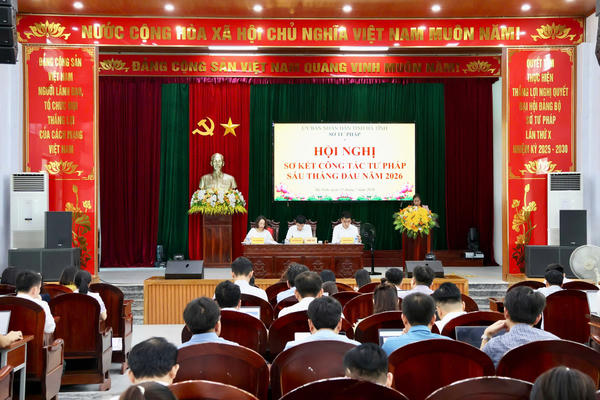 Ngành Tư pháp Hà Tĩnh: Tiếp tục nâng cao hiệu quả công tác tư pháp trong giai đoạn mới Ngành Tư pháp Hà Tĩnh: Tiếp tục nâng cao hiệu quả công tác tư pháp trong giai đoạn mới