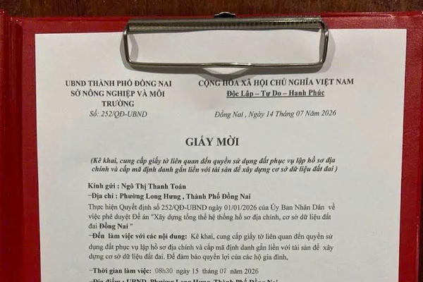 Cảnh báo thủ đoạn giả mạo giấy mời liên quan đến hồ sơ đất đai, nhằm chiếm đoạt tài sản Cảnh báo thủ đoạn giả mạo giấy mời liên quan đến hồ sơ đất đai, nhằm chiếm đoạt tài sản