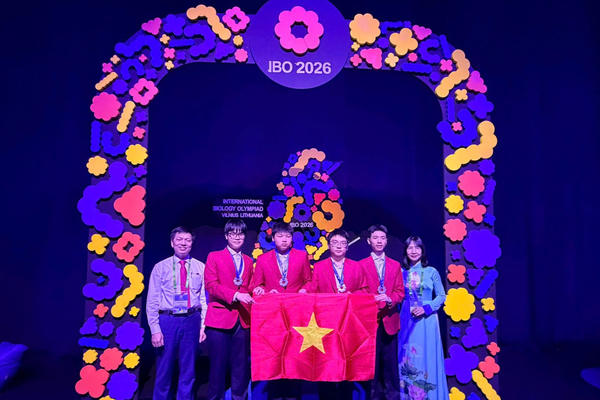 Đội tuyển Việt Nam duy trì top 8 tại Olympic Sinh học quốc tế 2026 Đội tuyển Việt Nam duy trì top 8 tại Olympic Sinh học quốc tế 2026