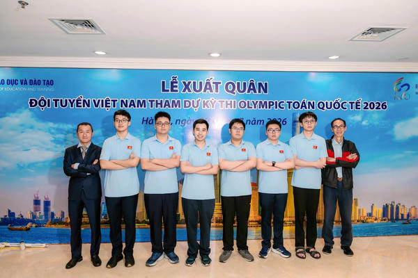 Việt Nam lọt Top 5 Olympic Toán quốc tế 2026