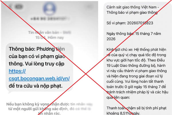 Công an Hà Nội cảnh báo thủ đoạn giả mạo Cổng Dịch vụ công để lừa đảo “phạt nguội” Công an Hà Nội cảnh báo thủ đoạn giả mạo Cổng Dịch vụ công để lừa đảo “phạt nguội”