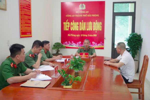 Trưởng Công an cấp xã tiếp công dân định kỳ ít nhất 2 ngày/tháng
