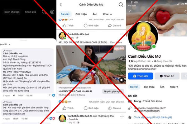 Công an điều tra vụ dựng hoàn cảnh éo le để lừa tiền từ thiện trên Facebook