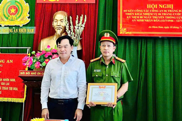 Gia Lai: Công an phường An Nhơn Nam nâng cao hiệu quả bảo đảm an ninh, trật tự địa bàn