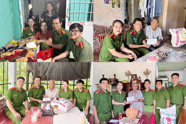 Công an cơ sở Cà Mau: Lan tỏa truyền thống "Uống nước nhớ nguồn" bằng những việc làm gần dân, thiết thực Công an cơ sở Cà Mau: Lan tỏa truyền thống "Uống nước nhớ nguồn" bằng những việc làm gần dân, thiết thực