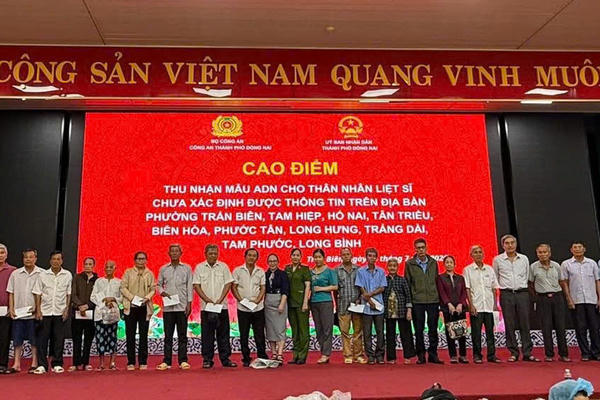 Đồng Nai: Phường Phước Tân hỗ trợ thân nhân liệt sĩ tham gia thu nhận mẫu ADN, góp phần xác định danh tính liệt sĩ