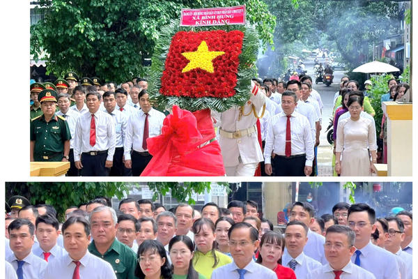 TP HCM: Xã Bình Hưng dâng hương tưởng niệm các Anh hùng liệt sĩ nhân kỷ niệm 79 năm Ngày Thương binh - Liệt sĩ TP HCM: Xã Bình Hưng dâng hương tưởng niệm các Anh hùng liệt sĩ nhân kỷ niệm 79 năm Ngày Thương binh - Liệt sĩ