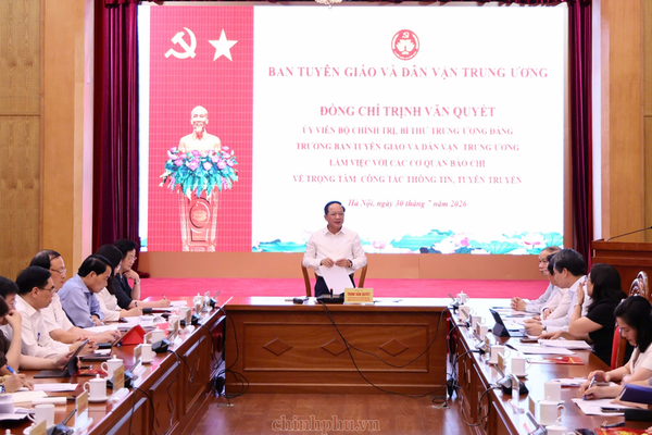 Chính phủ kiên định mục tiêu tăng trưởng hai con số, phát huy vai trò dẫn dắt của truyền thông chính sách Chính phủ kiên định mục tiêu tăng trưởng hai con số, phát huy vai trò dẫn dắt của truyền thông chính sách