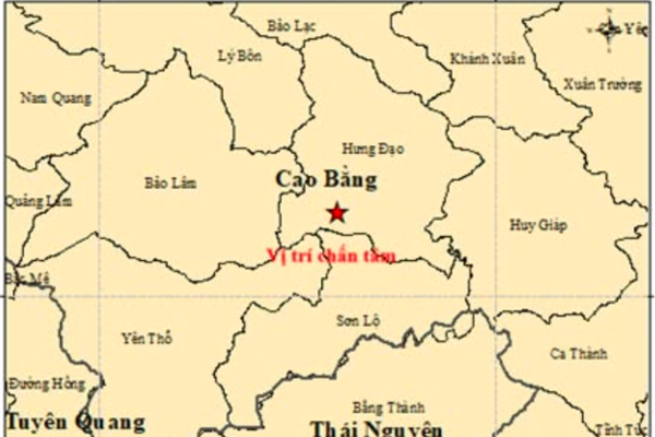 Cao Bằng liên tiếp xảy ra động đất, người dân cảm nhận rõ rung lắc Cao Bằng liên tiếp xảy ra động đất, người dân cảm nhận rõ rung lắc