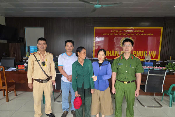 Công an tỉnh Bắc Ninh giúp người phụ nữ suy giảm trí nhớ tìm lại gia đình