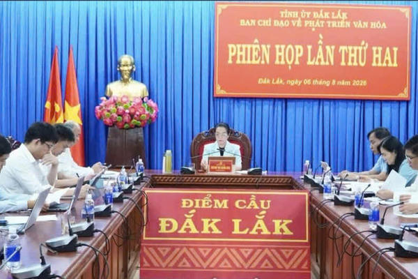 Đắk Lắk phấn đấu hoàn thành mục tiêu phát triển văn hóa, đẩy mạnh số hóa di sản và gắn kết với du lịch Đắk Lắk phấn đấu hoàn thành mục tiêu phát triển văn hóa, đẩy mạnh số hóa di sản và gắn kết với du lịch