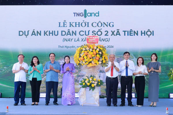 Chính thức khởi công Homie Spring, TNG Land tiếp tục mở rộng dấu ấn tại Thái Nguyên