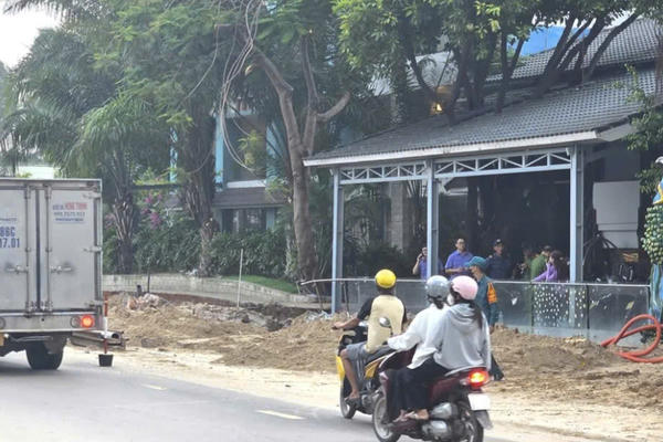 Sập tường resort ở Mũi Né, 1 công nhân tử vong, 1 người bị thương nặng