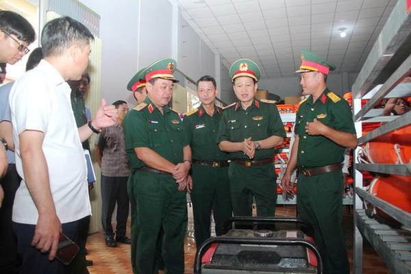 Ban Chỉ đạo Phòng thủ dân sự quốc gia kiểm tra công tác phòng, chống thiên tai tại Cà Mau