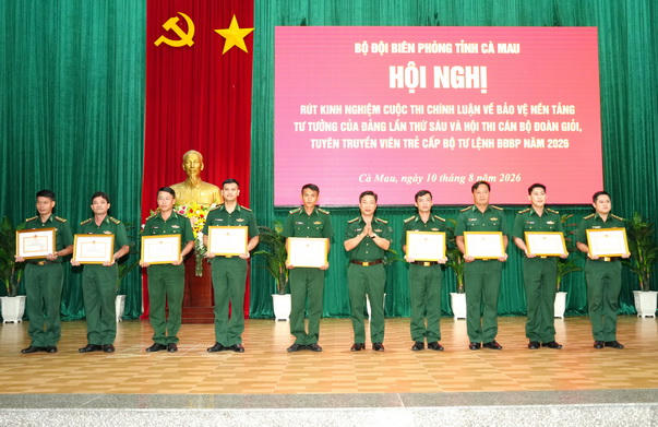 BĐBP Cà Mau đạt nhiều kết quả nổi bật tại Cuộc thi chính luận năm 2026