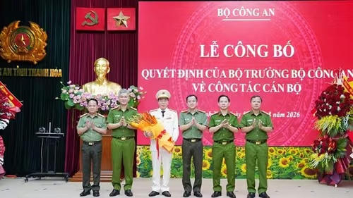 Đại tá Hoàng Quốc Việt giữ chức vụ Giám đốc Công an tỉnh Thanh Hoá