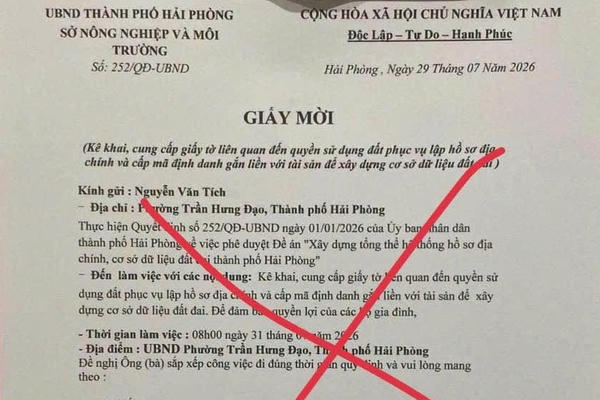 Cảnh giác với thủ đoạn lừa đảo bằng 'Giấy mời' giả