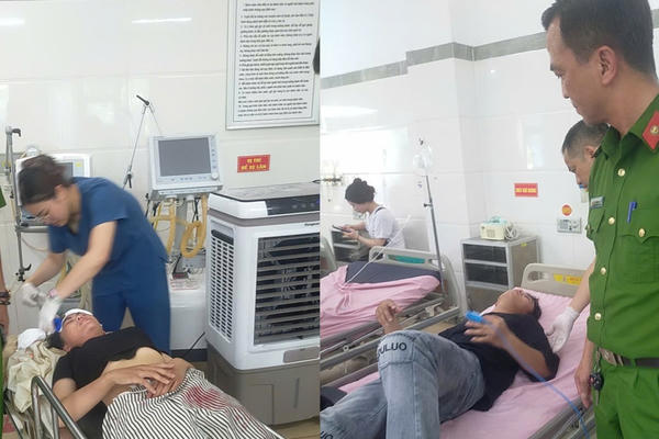 Trung tá Công an kịp thời sơ cứu và trực tiếp đưa 3 người bị tai nạn đi cấp cứu Trung tá Công an kịp thời sơ cứu và trực tiếp đưa 3 người bị tai nạn đi cấp cứu