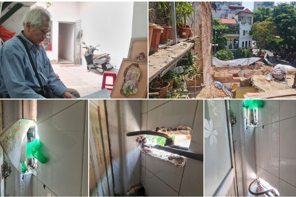 Phá dỡ, đục thủng tường nhà liền kề, người dân lo lắng, bất an cầu cứu vì mất an toàn 