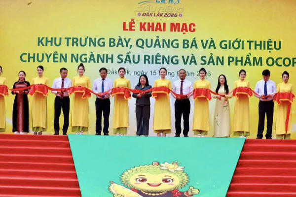Rộn ràng các hoạt động chào mừng Lễ hội Sầu riêng năm 2026 ở Đắk Lắk Rộn ràng các hoạt động chào mừng Lễ hội Sầu riêng năm 2026 ở Đắk Lắk