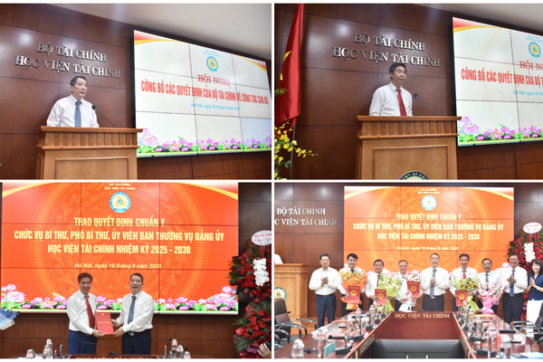 Bộ Tài Chính bổ nhiệm Giám đốc và 4 Phó Giám đốc Học viện Tài Chính Bộ Tài Chính bổ nhiệm Giám đốc và 4 Phó Giám đốc Học viện Tài Chính