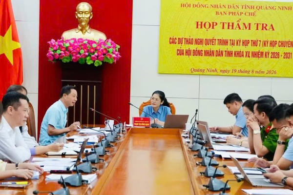 Quảng Ninh thẩm tra 2 dự thảo nghị quyết trước Kỳ họp thứ 7 HĐND tỉnh