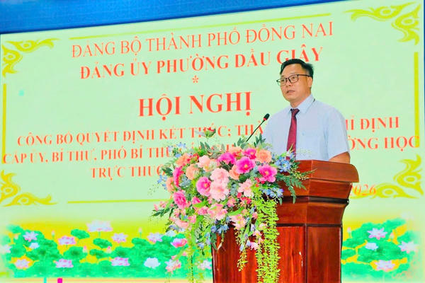 Phường Dầu Giây: Công bố sáp nhập 7 trường học