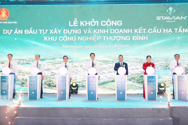 Thái Nguyên khởi công 2 dự án lớn, tổng vốn đầu tư hơn 2.900 tỷ đồng