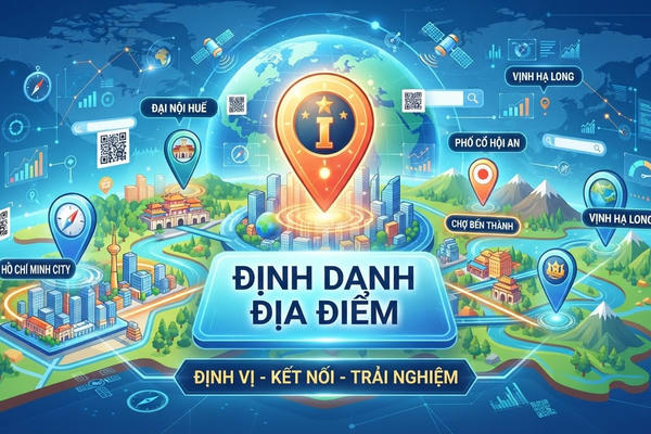 Từ ngày 1/9/2026, mỗi địa điểm sẽ có mã định danh 12 chữ số, hiển thị trên VNeID