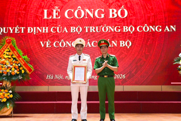Đại tá Trương Văn Hồng được bộ nhiệm giữ Phó Cục trưởng Cục Cảnh sát ma túy
