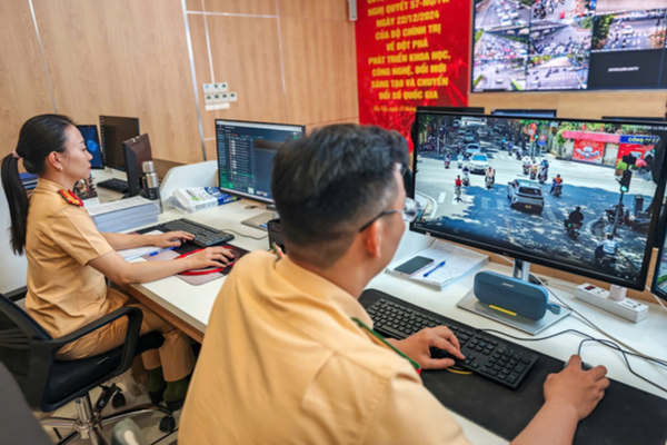Camera AI nâng cao hiệu quả xử lý, phòng ngừa ùn tắc giao thông ở Hà Nội