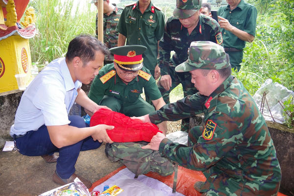 Tuyên Quang quy tập thêm 4 hài cốt liệt sĩ hy sinh trong chiến tranh bảo vệ biên giới phía Bắc