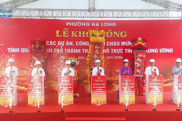 Phường Hạ Long khởi công 3 công trình gần 80 tỷ đồng