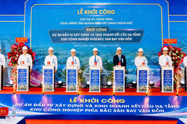 Quảng Ninh khởi công hàng loạt công trình chào mừng Quốc khánh 2/9 Quảng Ninh khởi công hàng loạt công trình chào mừng Quốc khánh 2/9