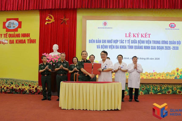 Bệnh viện Đa khoa Quảng Ninh hợp tác chuyên môn với Bệnh viện Trung ương Quân đội 108