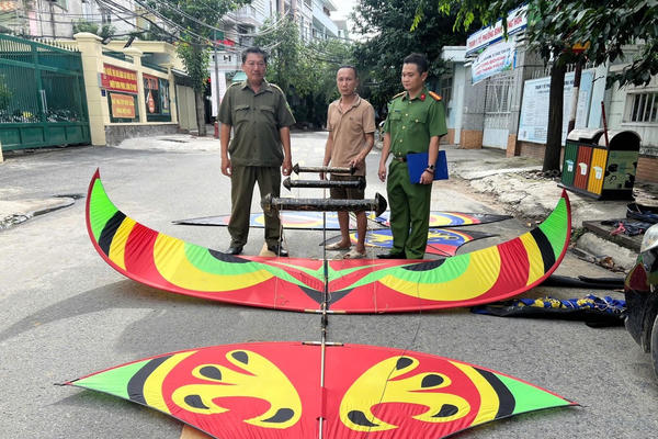 Bắt giam người thả diều gây ảnh hưởng 21 chuyến bay ở Tân Sơn Nhất
